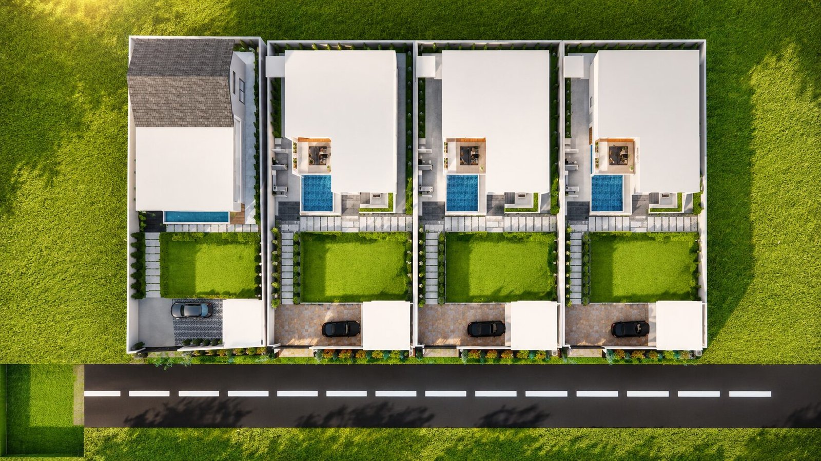 Model 2 villa exterior