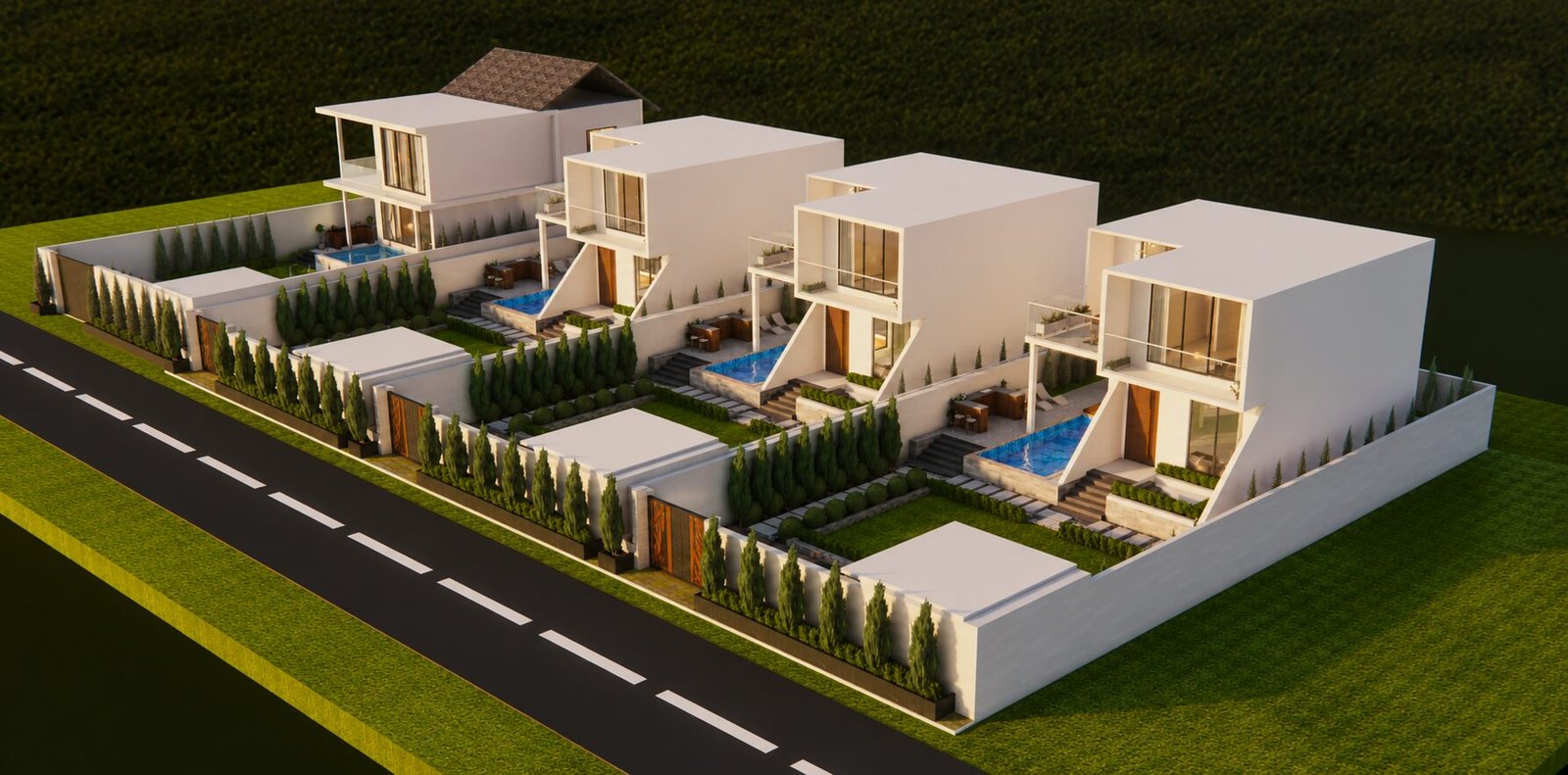 DA Paradiso villa street view